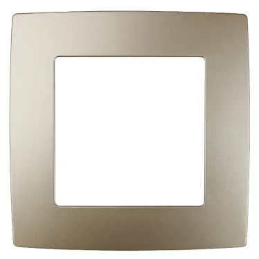 Рамка на 1 пост, Эра12, шампань, 12-5001-04