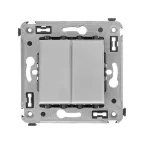 Avanti Кнопка двухклавишная в стену,Закаленная с аль