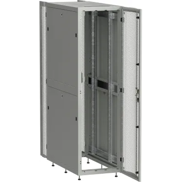 Шкаф серверный ITK LINEA S 19'' 48U 600х1200мм перфорированная дверь серый