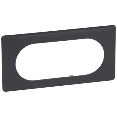 Рамка, 4/5 модулей, черная перкаль