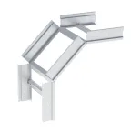 Угол 90 градусов вертикальный внешний лестничный усиленный 100x600 мм (2 мм) HDZ