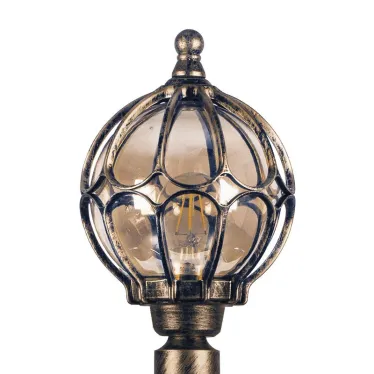 Светильник НТУ-60w столб Е27 IP44 черное золото