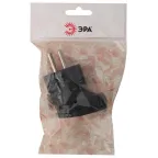 Вилка с/з угловая 16A черная Vx3-B (24/480/3840)