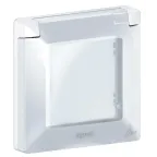 Valena LIFE IP Рамка 1 пост влагозащитная с крышкой белая