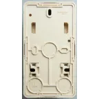 ЭТЮД Блок открытой установки Розетка с зеземлением со шторками + Выключатель двухклавишный сосна