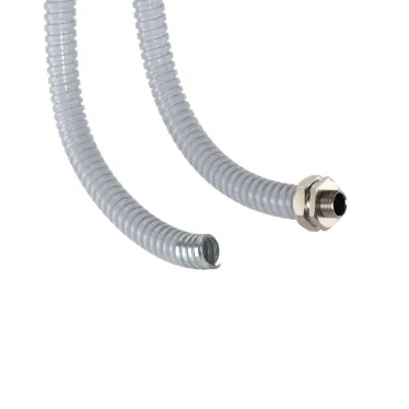 Металлорукав DN 35мм в ПВХ изоляции D внутреннний-35.0 мм D наружный- 41.0 (25 м) серый