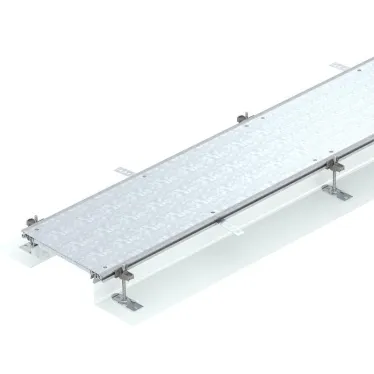 Секция кабельного канала OKA-G глухая 2400x300x140 мм (сталь)