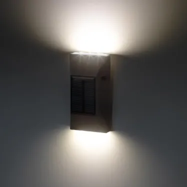 Светильник уличный ERAFS012-07 на солнечной батарее настенный 6 LED 13*7*3 см