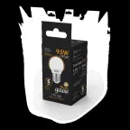 Лампа светодиодная LED 9.5 Вт 890 лм 3000К шар P45 теплый E27 AC 220В Black Gauss