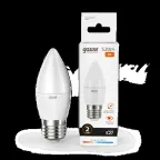 Лампа светодиодная LED 8 Вт 520 лм 3000К свеча теплый E27 AC 220В Elementary Gauss