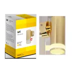 LIGHTING Светильник 4008 накладной настенный под лампу GU10 золото IEK
