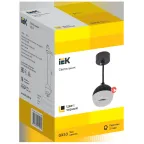 LIGHTING Светильник 4012 подвесной под лампу GX53 черный IEK