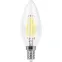 Лампа светодиодная LED 11вт Е14 белый свеча FILAMENT