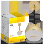 LIGHTING Светильник 4012 подвесной под лампу GX53 золото IEK