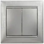 VALENA Рамка 1 пост алюминий модерн