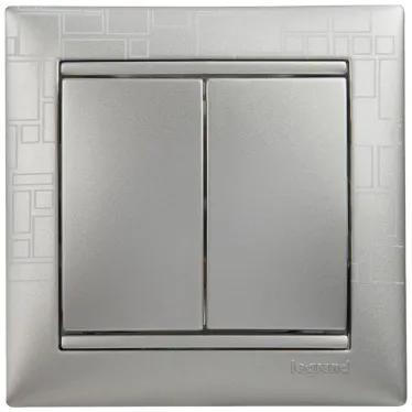 VALENA Рамка 1 пост алюминий модерн