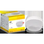 LIGHTING Светильник 4010 накладной потолочный под лампу GX53 белый IEK