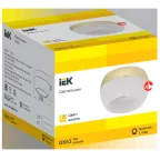 LIGHTING Светильник 4010 накладной потолочный под лампу GX53 золото IEK