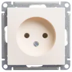 W59 Розетка без заземления без шторок, 16А, механизм, слоновая кость