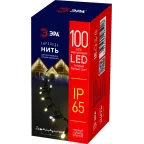 Светодиодная новогодняя гирлянда ERAPS-NK10 нить 10 м тёплый свет 100 LED