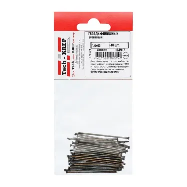 Гвоздь финишный 1.4х45 бронзовый (40шт)