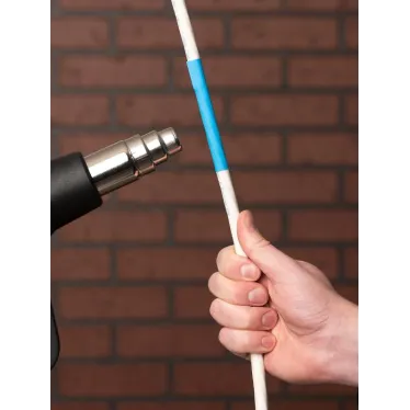 Трубка термоусаживаемая ТУТ нг 12/6 синяя в отрезках по 1м PROxima