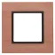 Рамка на 1 пост, металл, Эра Elegance, медь+антр, 14-5201-14