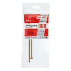 Шуруп универсальный 6х140 потайная головка, остроконечный, желтопассивированный (2шт) - пакет