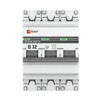 Автоматический выключатель 3P 32А (В) 4,5kA ВА 47-63 EKF PROxima