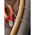 Хомут P6.6 стандартный белый 3.6x370 (100шт) FlexLock PROxima