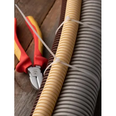 Хомут P6.6 стандартный белый 3.6x370 (100шт) FlexLock PROxima