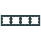 Рамка четырехпостовая ATLASDESIGN универсальная изумруд