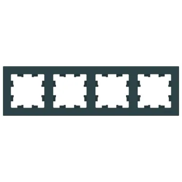 Рамка четырехпостовая ATLASDESIGN универсальная изумруд