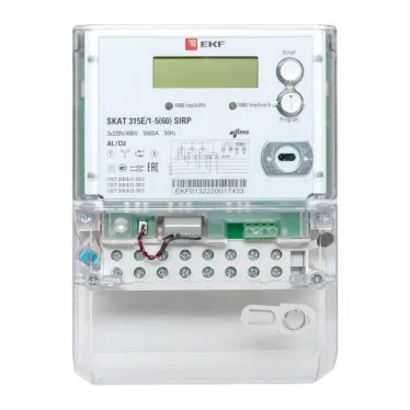Счётчик электрической энергии трехфазный многотарифный SKAT 315E/1-5(60) SIRP PROxima