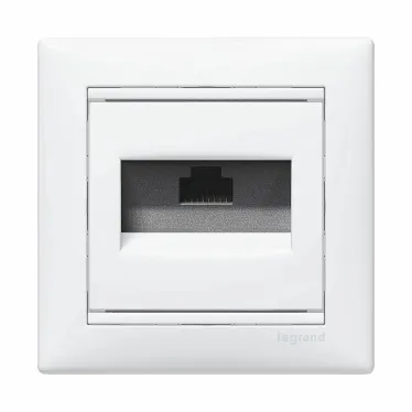 VALENA Рамка 1 пост горизонтальная белая