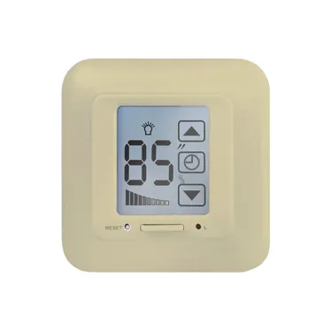 USW-001-LCD-DM-40/500W-TM-M-BG Выключатель с диммером и таймером выключения, сенсор, блистер, бежевый | 04029 | Uniel