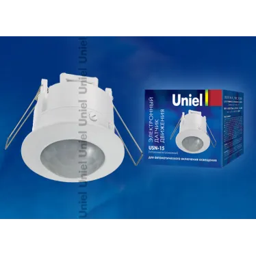 USN-15-360R-1200W-3LUX-6M-0,6-1,5m/s-WH Датчик движения, упак. блистер | 06567 | Uniel