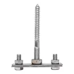 Держатель фасадный для полосы 50 мм, L-100mm Ni EKF PROxima |  lp-31508-ni |  EKF