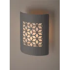 Декоративная подсветка WL24 E27 MAX40W IP44 хром/белый | Б0034623 | ЭРА