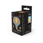 Лампа светодиодная LED Filament Flexible G125-C Sky Blue E27 5W 190lm 1800K 125*178mm 1/10 | 1013802105 | Gauss