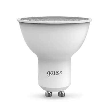 Лампа светодиодная LED 5W MR16 GU10-dim 3000K диммир. | 101506105-D | Gauss