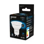 Лампа светодиодная MR16 5W 530lm 6500K GU10 LED 1/10/100 | 101506305 | Gauss