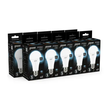 Лампа светодиодная Black LED A70 22W E27 1640lm 4100K | 102502222 | Gauss