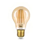 Лампа светодиодная  Filament А60 10W 820lm 2400К Е27 golden LED | 102802010 | Gauss