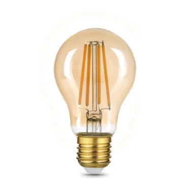Лампа светодиодная  Filament А60 10W 820lm 2400К Е27 golden LED | 102802010 | Gauss