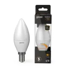 Лампа светодиодная LED 7Вт E14 220В 3000К свеча, диммируемая | 103101107-D | Gauss