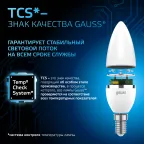 Лампа светодиодная Свеча 6.5W 550lm 6500К E14 LED 1/10/100 | 103101307 | Gauss