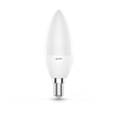 Лампа светодиодная Smart LED Свеча С37 6W E14 RGBW+dim 1/10/100 | 103101406 | Gauss