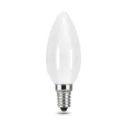 Лампа светодиодная Black LED Filament Свеча OPAL E14 5W 420lm 2700К | 103201105 | Gauss