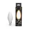 Лампа светодиодная Filament Свеча 9W 590lm 3000К Е14 milky LED 1/10/50 | 103201109 | Gauss